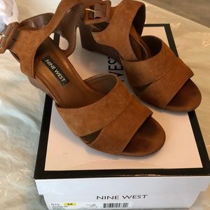 Suede wedges